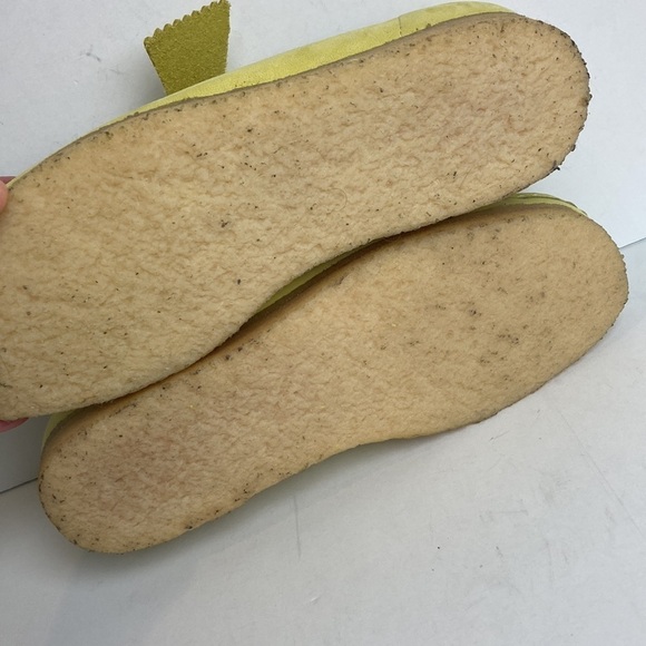 Clarks Originals Wallabee Yellow Men\'s Suede Shoe Moccasins Sz 9.5 US EU 41 main image 4